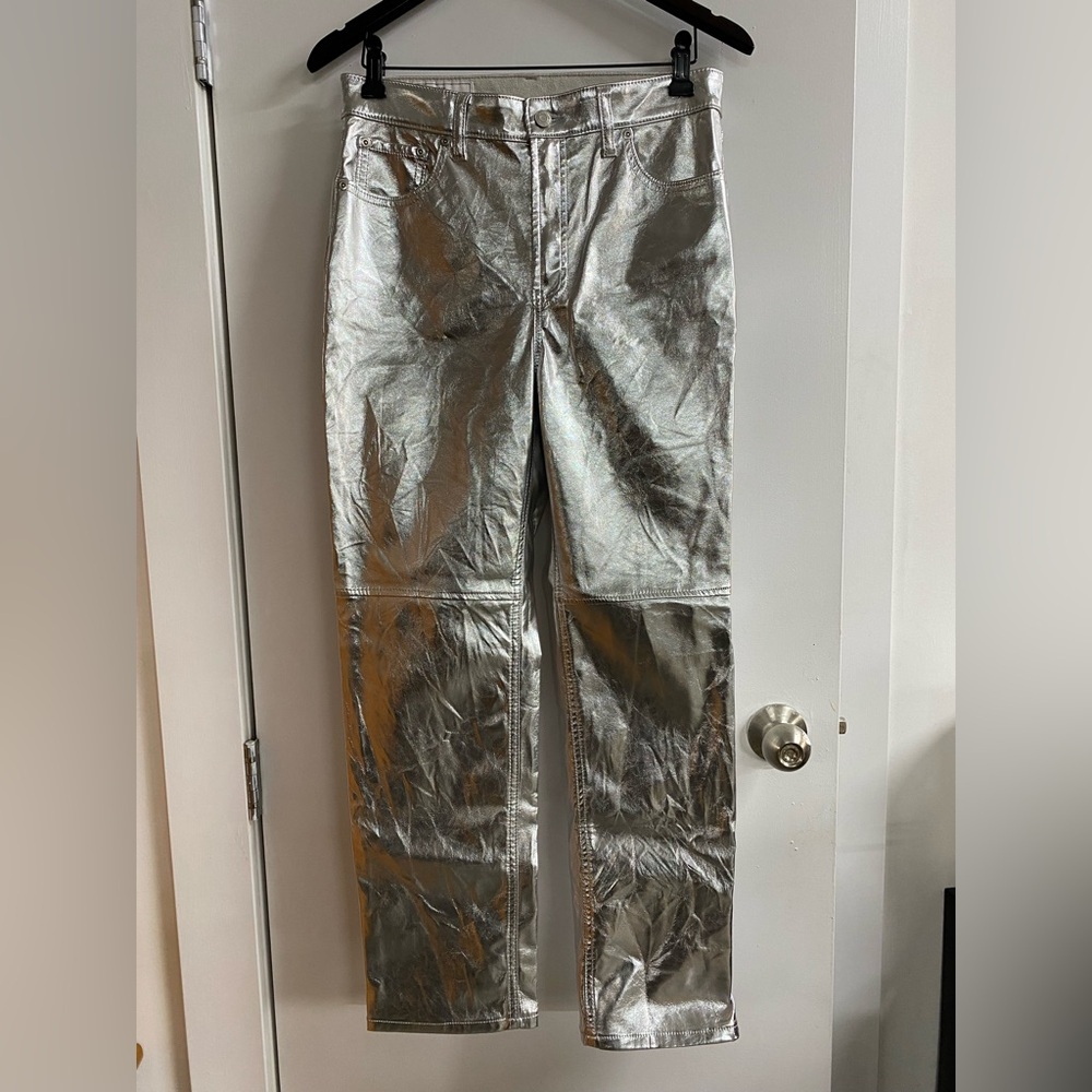 GAP Silver woman’s Metallic Pants